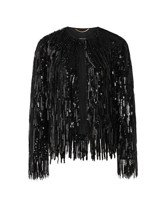 Sequin Fringe Jacket