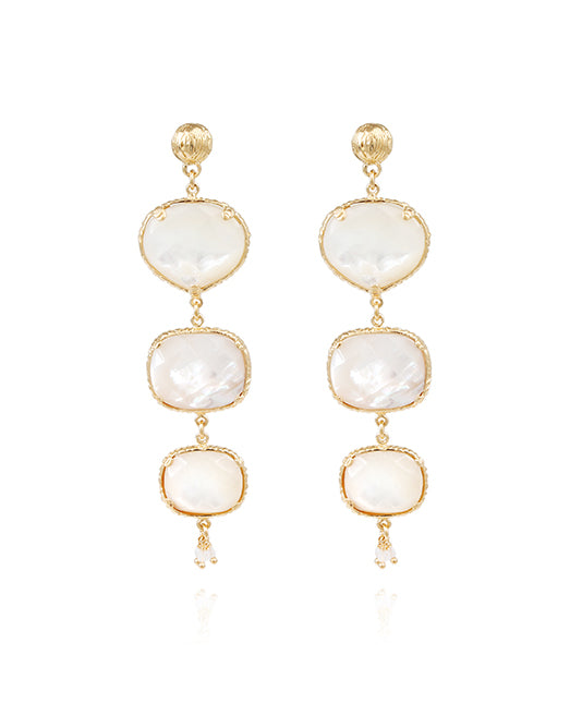 Mother of Pearl Drop Earrings