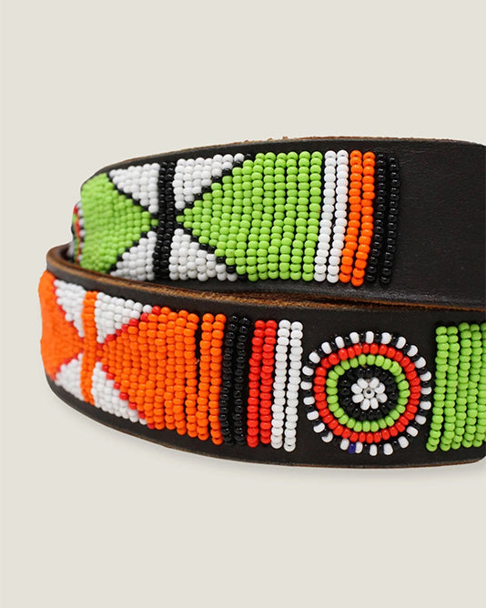 Glass Bead Lakuru Multi Colour Belt