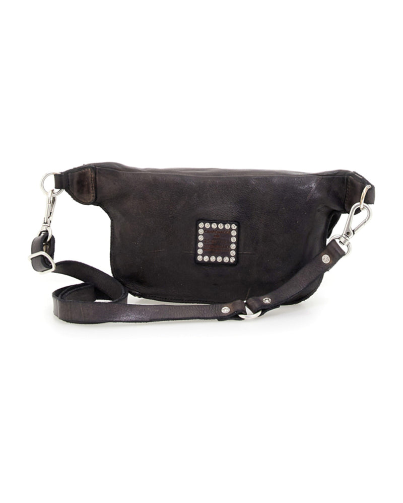 Croc Effect Crossbody/Belt Bag in Grey