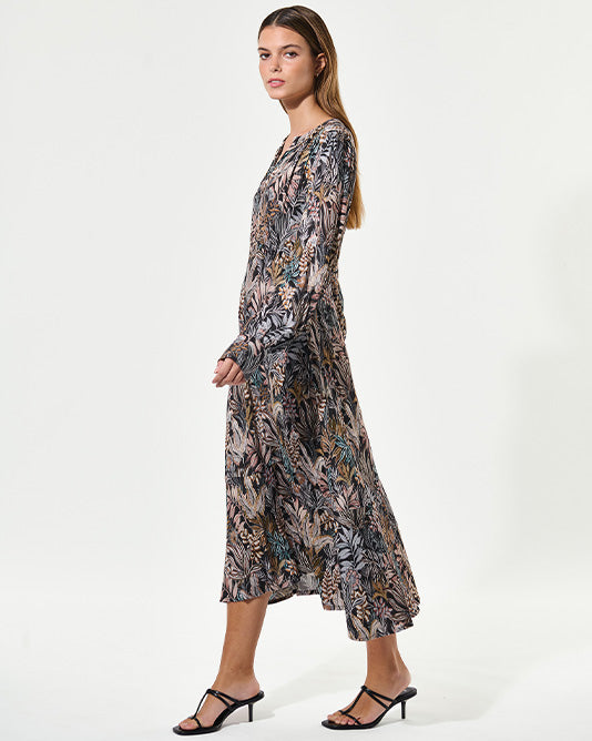 Rumer Viscose Dress Sencha Black
