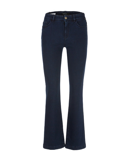 FARO Bootleg Jean in Solid Navy Wash