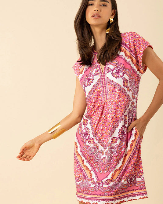 Cap Sleeve Jersey Dress
