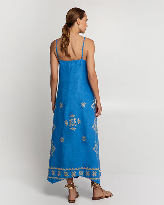 Slip Dress With Embroidery