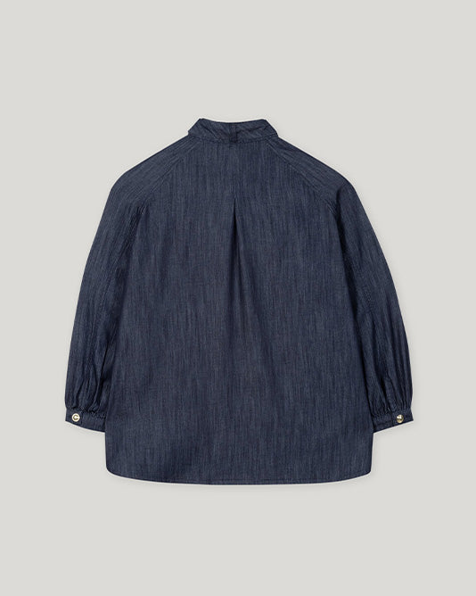 Chambray Shirt With Tie