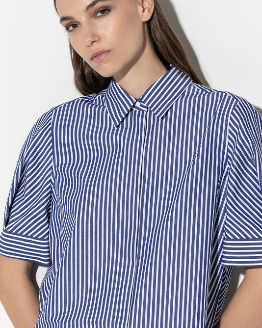 Short Sleeved Striped Shirt