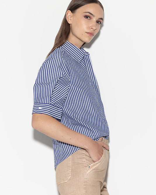 Short Sleeved Striped Shirt