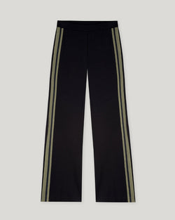 Stripe Side Wide Jersey Pant