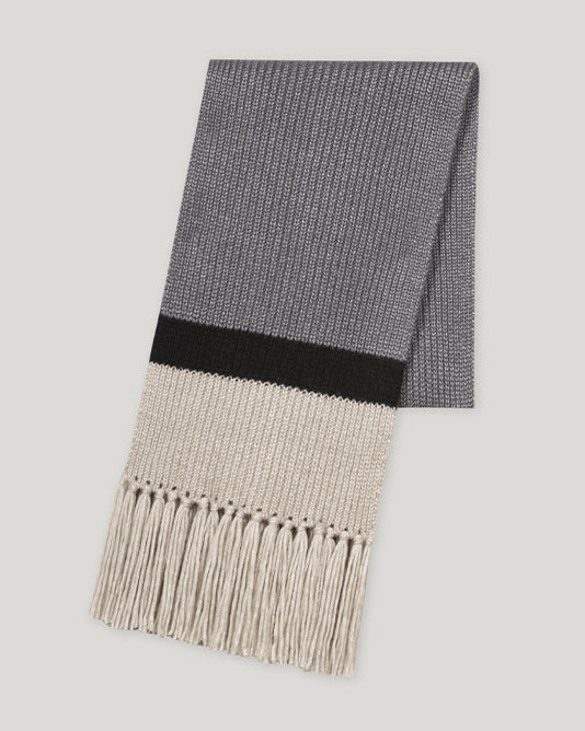 Colour Block Sweater & Scarf Set