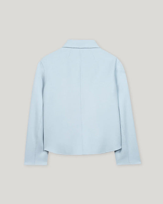 Cashmere Blend Shirt Jacket