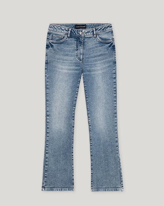 Vintage Wash Baby Flare Jean