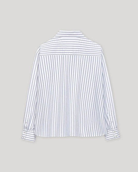 Stripe Shirt With Contrast Side Seams