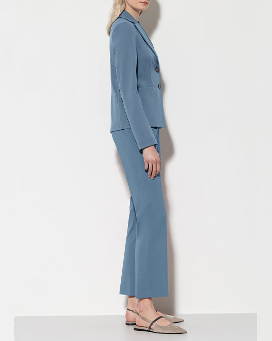 Airforce Blue Punto Jersey Suit