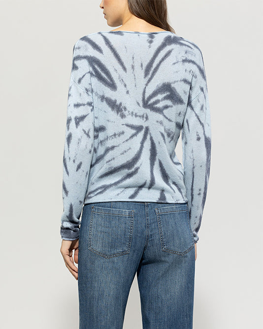 Tie Dye Blue Sweater