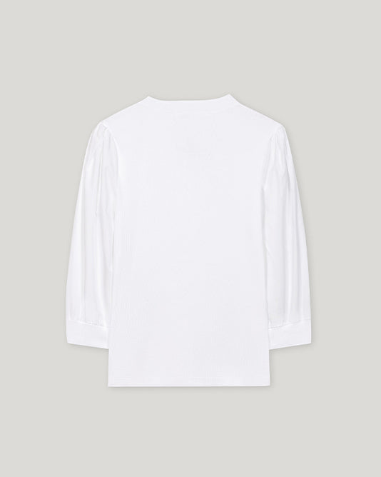 Cotton Sleeve Jersey Top