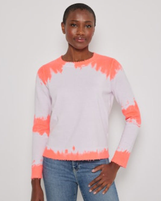 Tie Dye Sweater in Pink