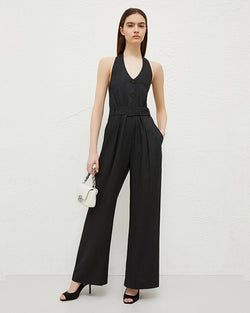 Halter Waistcoat Jumpsuit