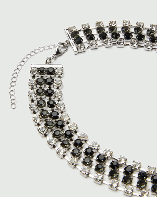 DIAMANTE STATEMENT NECKLACE