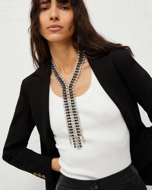 DIAMANTE STATEMENT NECKLACE