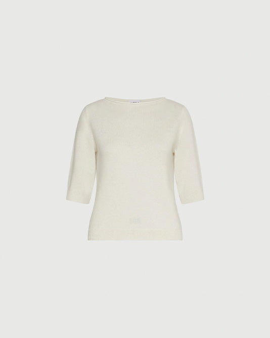 Short Sleeve Rolled Edge Sweater
