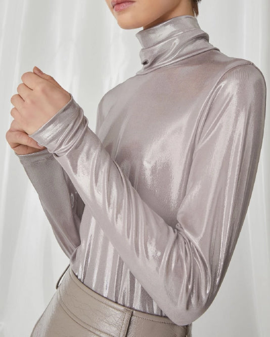 Metallic Roll Neck Body