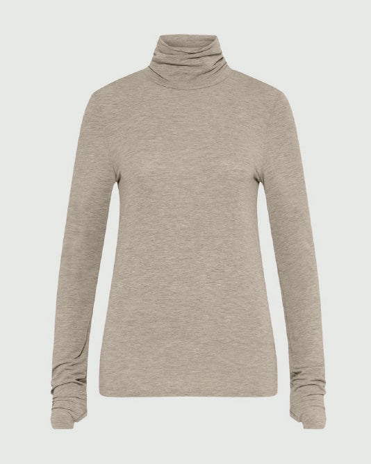 Fine Jersey Roll Neck with Thumb Holes