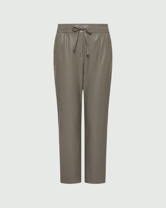 Taupe Faux Leather Pant