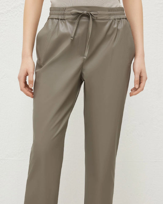 Taupe Faux Leather Pant