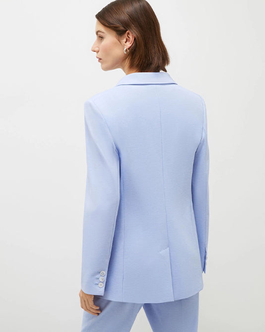 Pale Sky Blue Jersey Suit