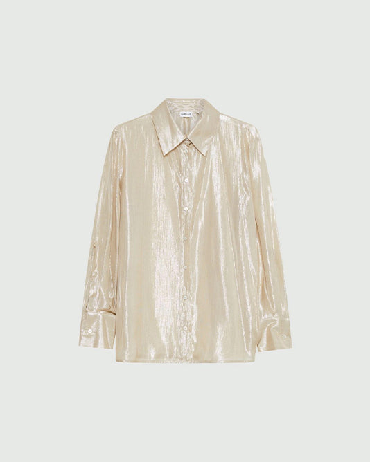 Lurex Chiffon Shirt