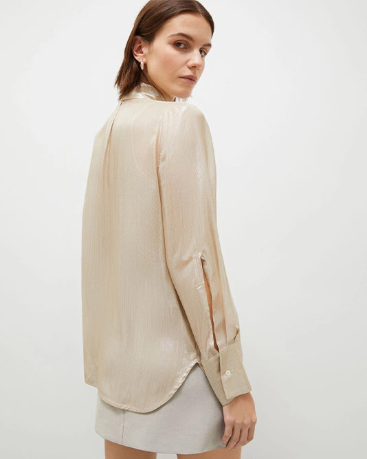 Lurex Chiffon Shirt