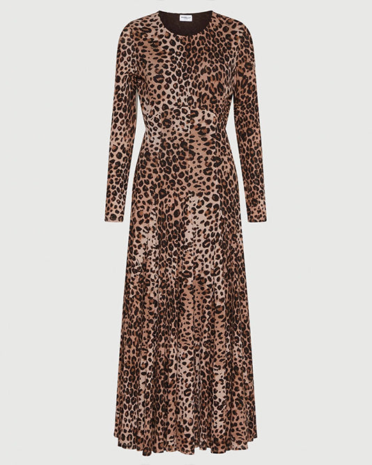 Leopard Jersey Dress