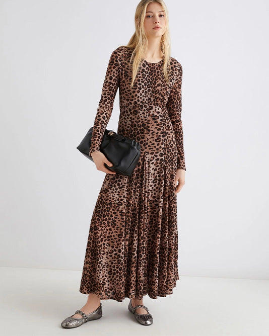 Leopard Jersey Dress