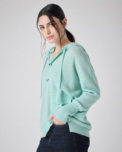 Cashmere Hoodie In Mint