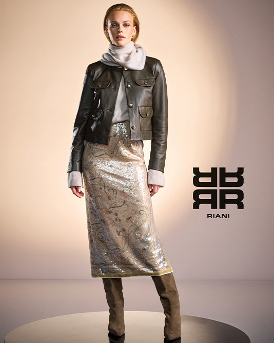 SEQUINNED PATTERNED SKIRT