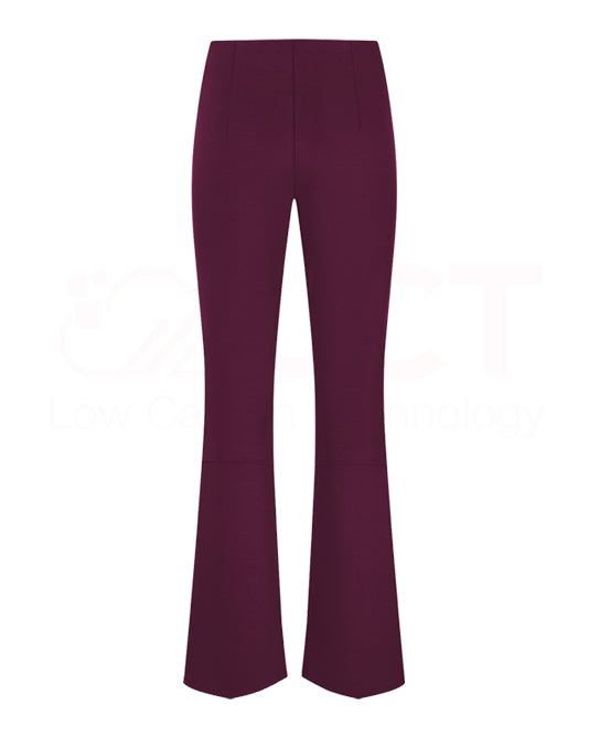 BURGUNDY JERSEY PANT