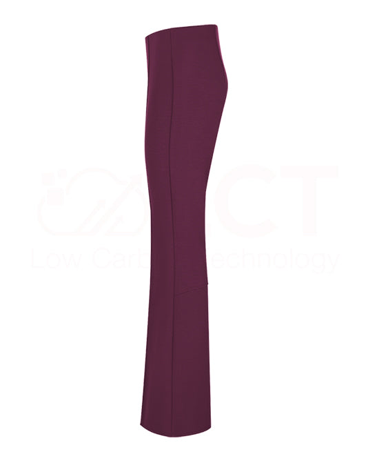 BURGUNDY JERSEY PANT