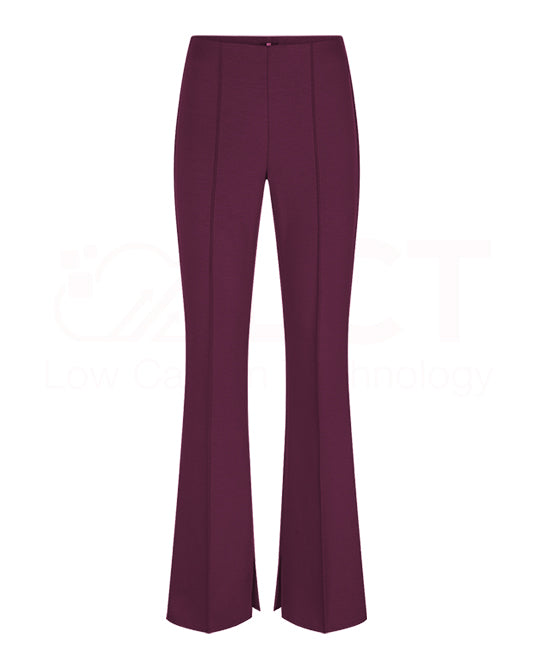 BURGUNDY JERSEY PANT