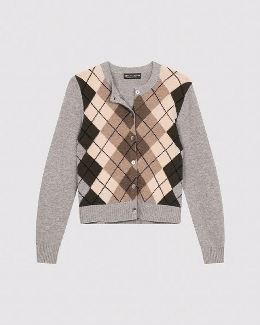 Pringle Style Fitted Cardigan