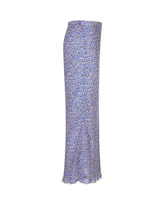 Mini Heart Print Bias Cut Skirt