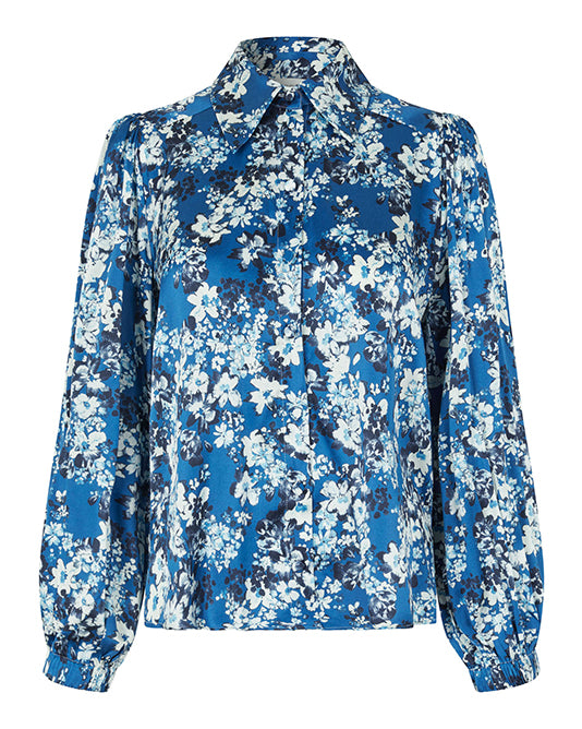 Sioma Floral Blue Print