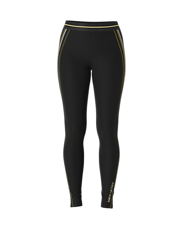 LAST PAIR Sport Leggings Contrast Stitched Stripe Sides