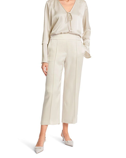 OYSTER SATIN PANT