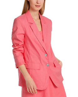 CORAL LINEN BLAZER