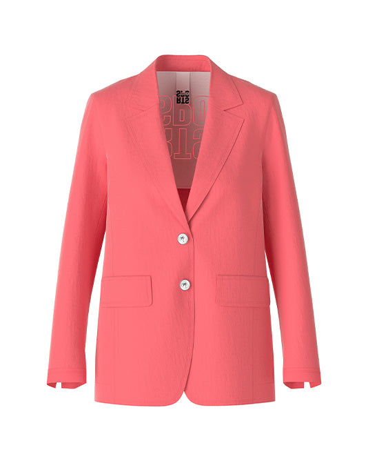 CORAL LINEN BLAZER
