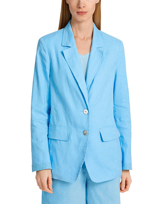 Turquoise LINEN BLAZER