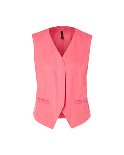last one Coral LINEN WAISTCOAT