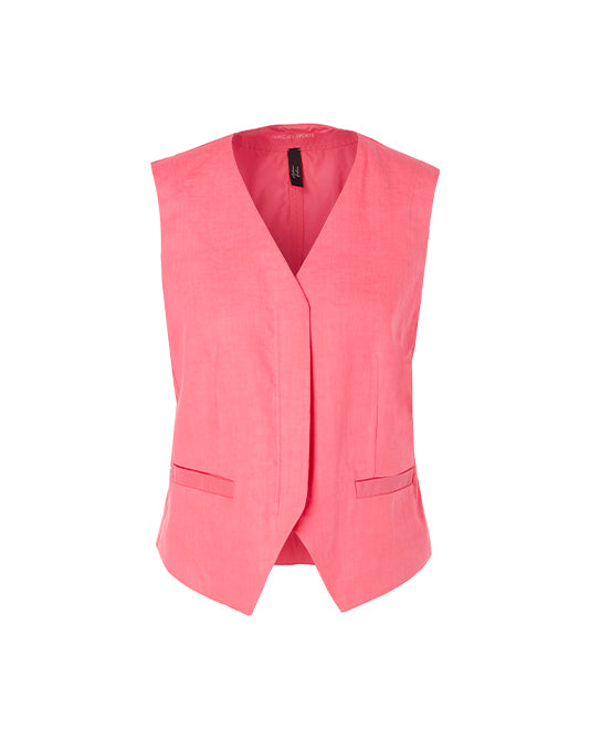 last one Coral LINEN WAISTCOAT