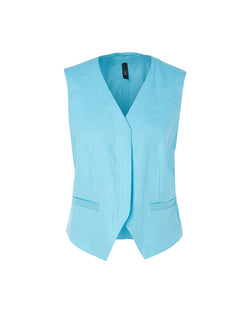 Turquoise LINEN WAISTCOAT