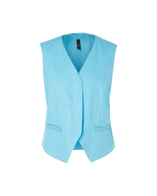 Turquoise LINEN WAISTCOAT